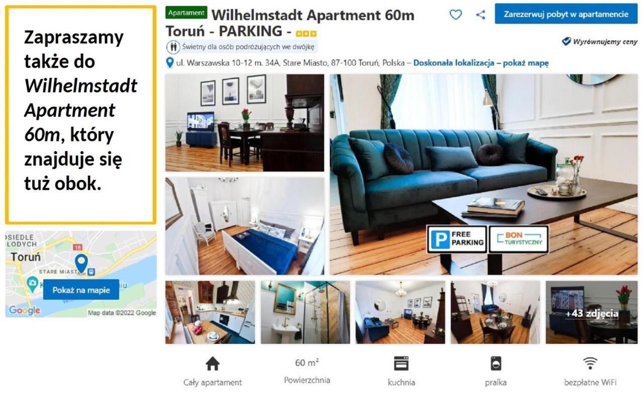 Wilhelmstadt Apartment 90M - Parking Stary Toruń المظهر الخارجي الصورة