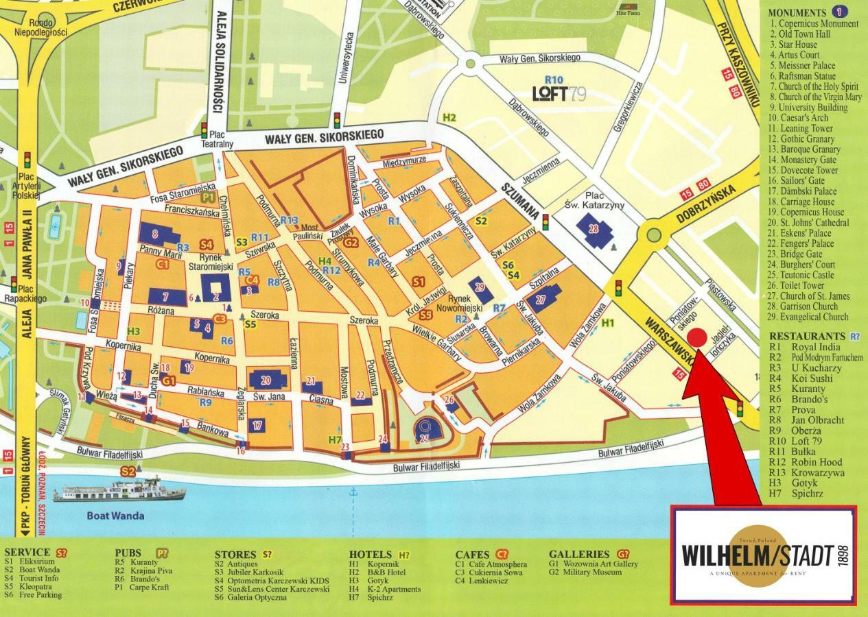 Wilhelmstadt Apartment 90M - Parking Stary Toruń المظهر الخارجي الصورة